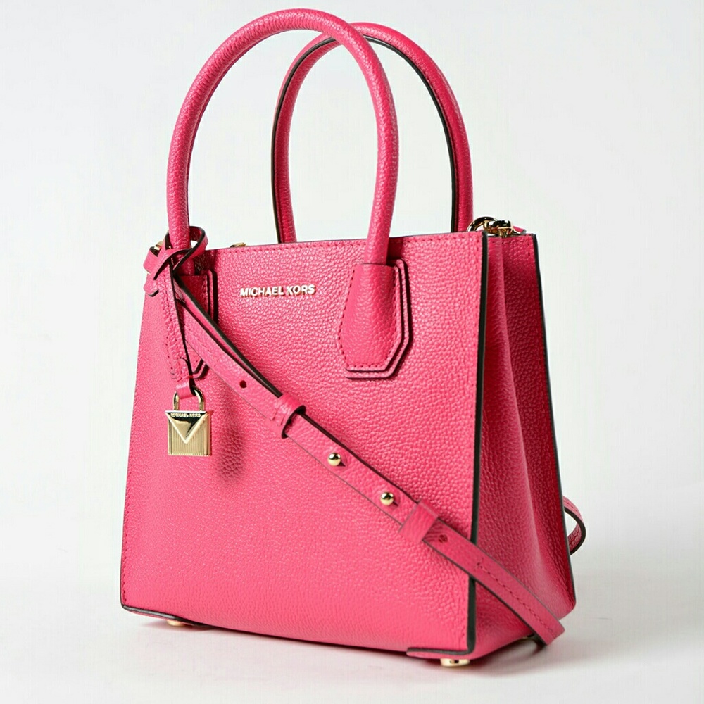 Michael Kors Mercer Md Messenger - Ultra PinK, New